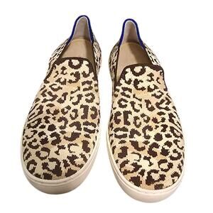 Rothy's Original Slip On Sneaker Cheetah Animal Style Women's Shoe 9